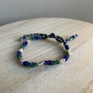 Maribel Bracelet, anklet, trendy, comfortable, tie, embroidery thread, woven, gi